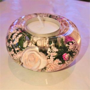 セレモア聖蹟桜ケ丘店　キャンドルホルダー UFO(S)　リトルローズ